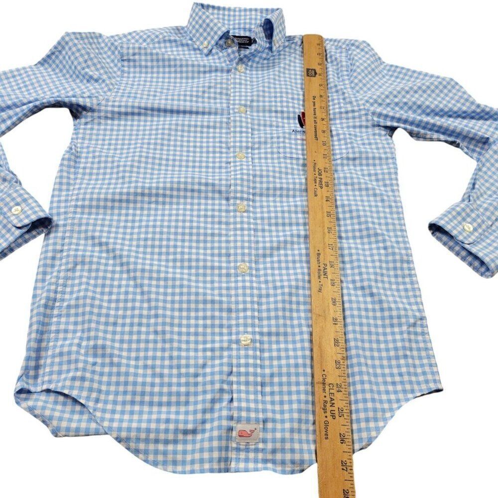 Vineyard Vines Shirt Mens XS Blue Americas Cup Classic Fit Murray Button Up - Picture 5 of 8